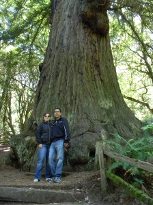 Us at the base of the tree!